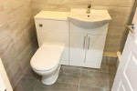 Full en-suite built in a bedroom area and another full bathroom installation. We supplied and fitted all fittings.