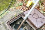 Blocked drains in a primary school.