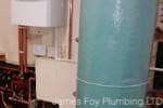 Vaillant boiler & Cylinder installation for large accommodation in Liverpool. Photograph 1