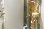 Unvented hot water cylinders replacing old open vented cylinders with a secondary return.